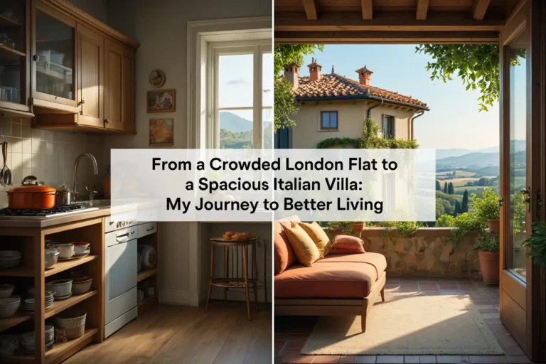 From a Crowded London Flat to a Spacious Italian Villa: My Journey to Better Living